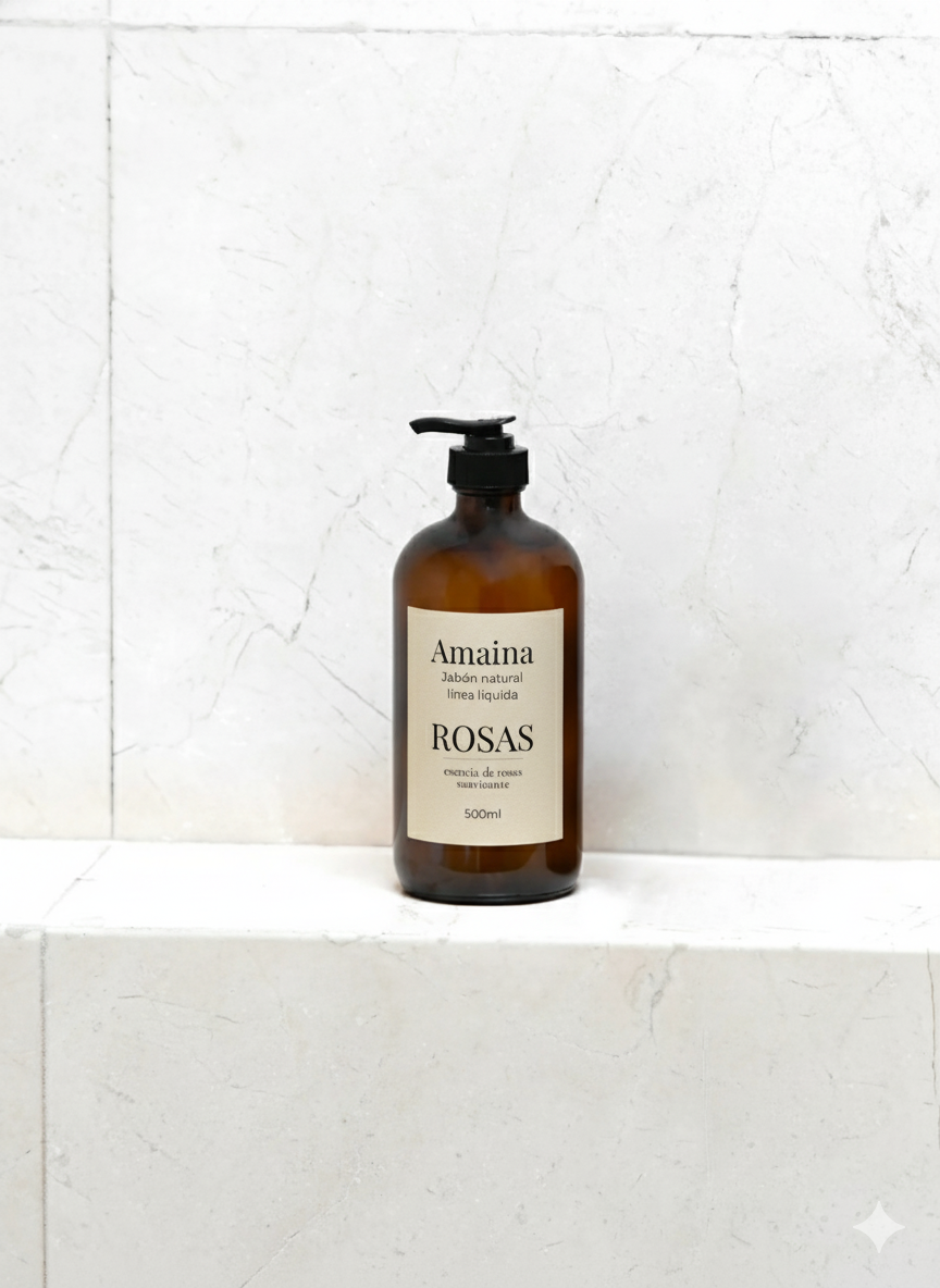 Jabón Líquido Amaina – Rosas