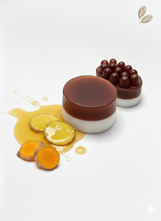 🧡 Pack Dúo Cúrcuma Miel (Masaje + Mano)