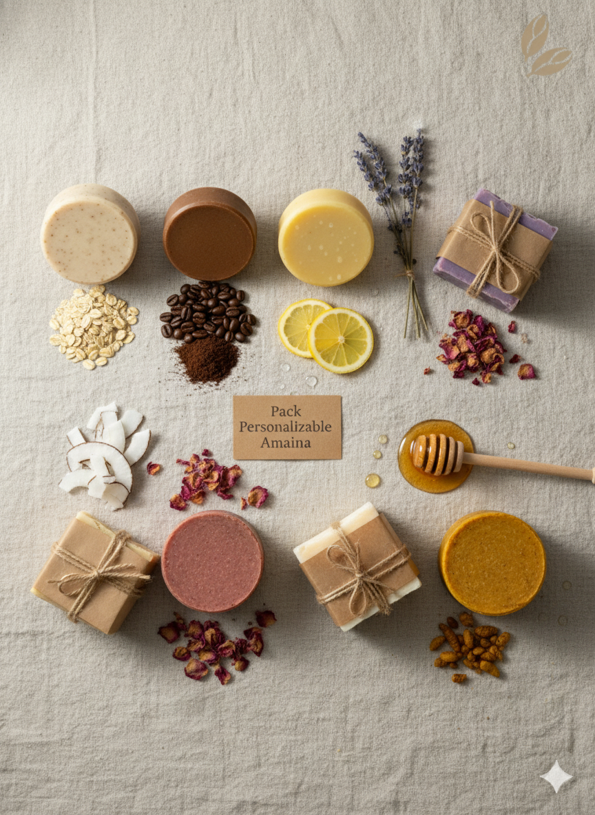 🌸 Pack Personalizable de 3 Jabones Mano